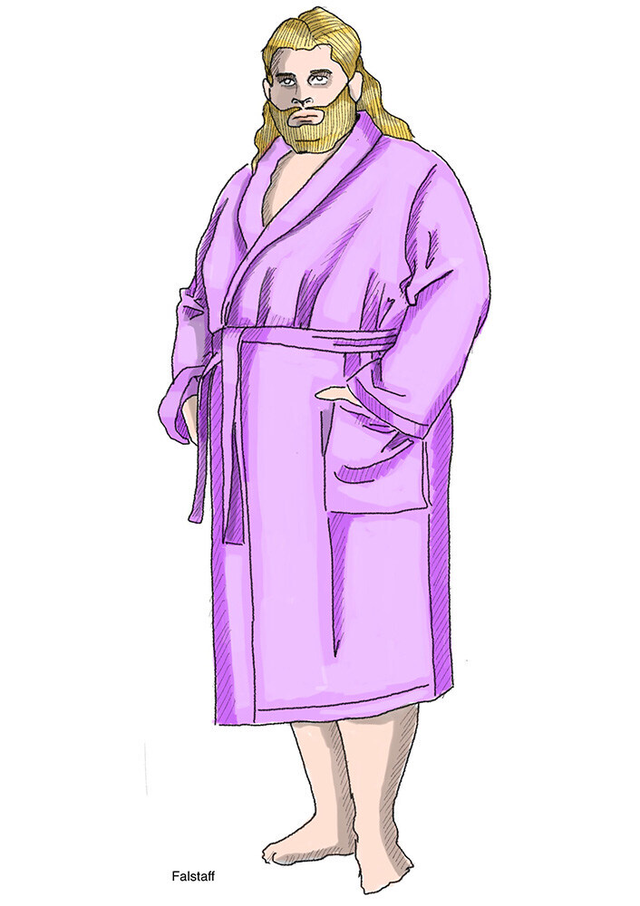 Falstaff Figurinen von Agathe MacQueen Falstaff Figurinen von Agathe MacQueen