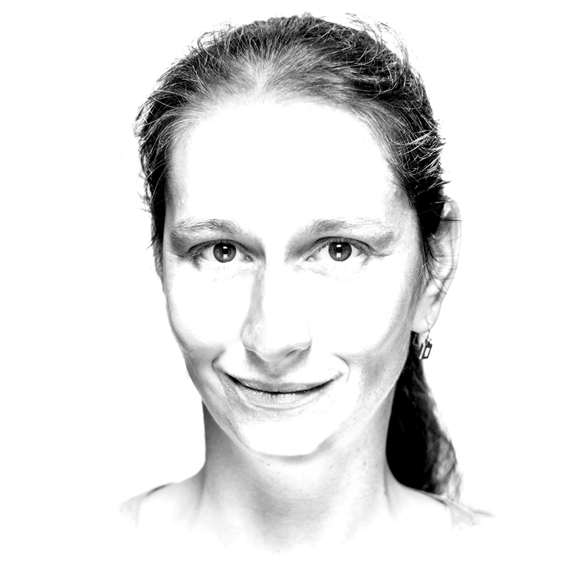 Porträtzeichnung der Dramaturgin Juliane Schunke
