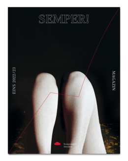 Cover des Semper!-Magazins No. EINS der Spielzeit 2022/23