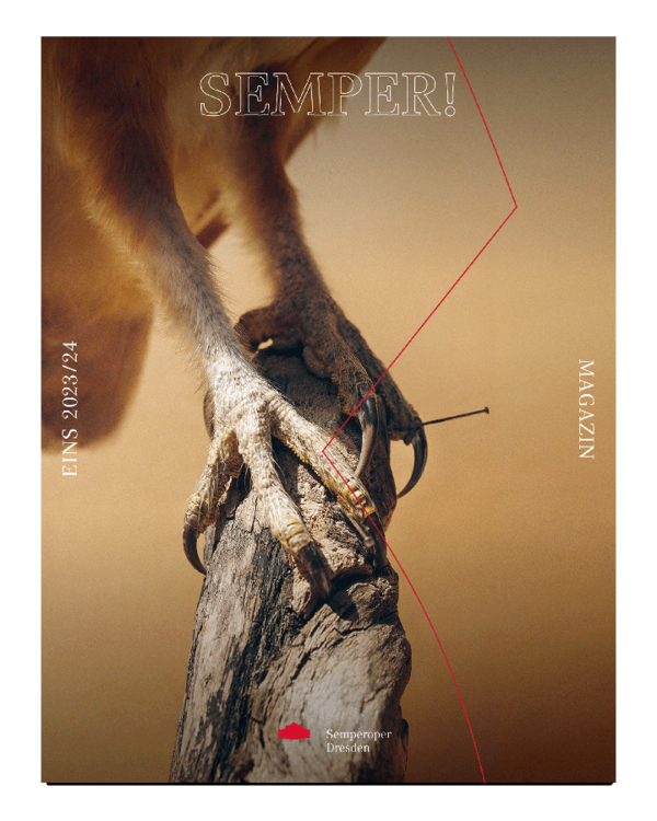 Cover des Semper!-Magazins No. EINS der Spielzeit 2023/24