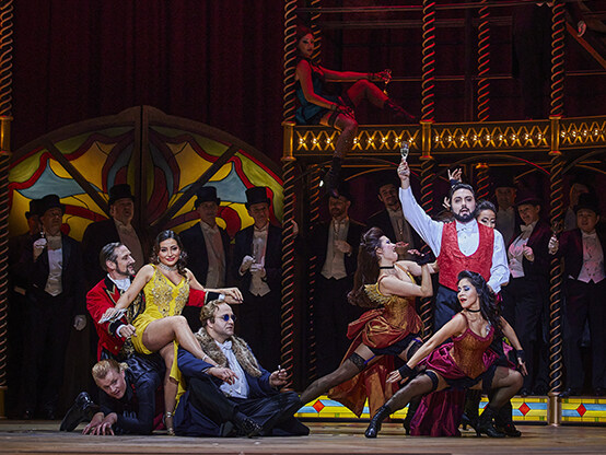 Szene aus »La traviata«