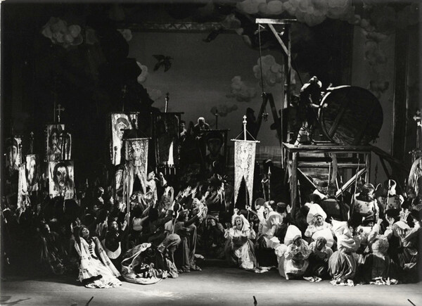 Szene aus »Das Märchen vom Zaren Saltan« im Oktober 1977
