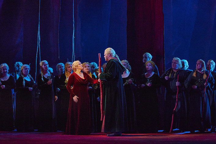 Szene aus der Oper »Norma«