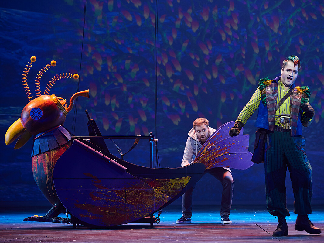 Szenenbild aus „Die Zauberflöte“