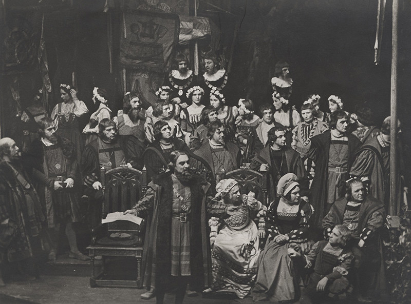 Szenenbild »Die Meistersinger von Nürnberg« vom 13. Februar 1925 