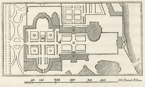 Situationsplan des Zwinger-Forums um 1835
