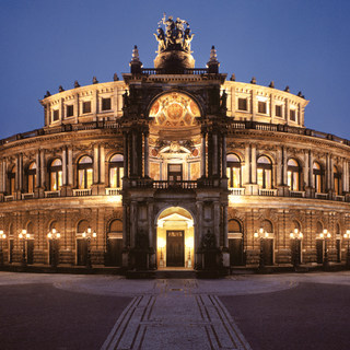 Semperoper Opera House Dresden  #39445 2 x Square Stickers 10 cm 