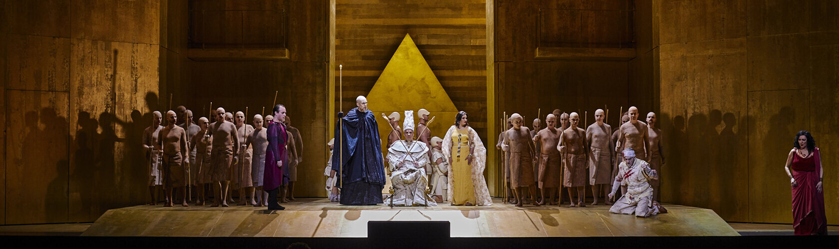 Szene aus »Aida« © Semperoper Dresden/Ludwig Olah Szene aus der Oper »Aida«