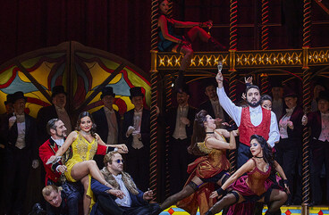 Szene aus der Oper »La traviata«