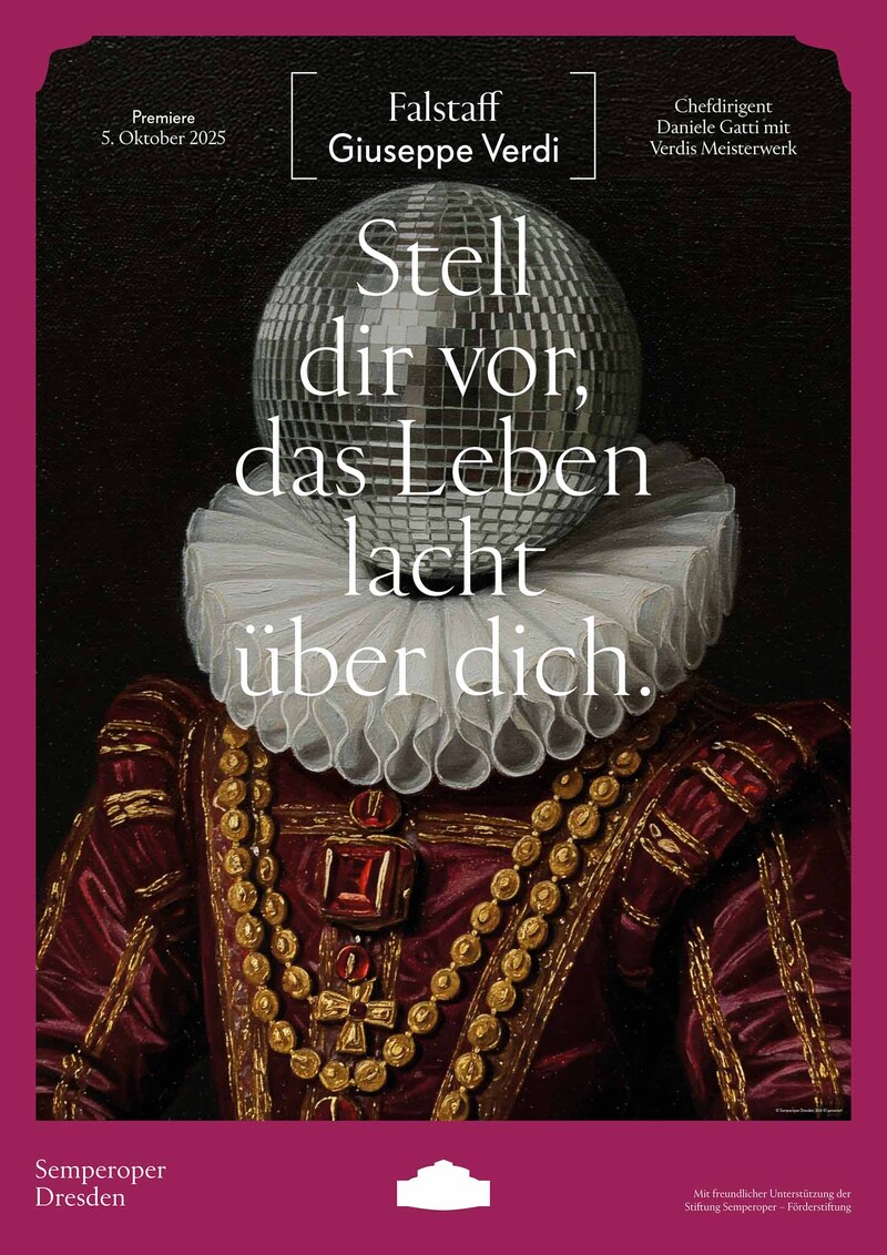 Premierenplakat „Falstaff“ 