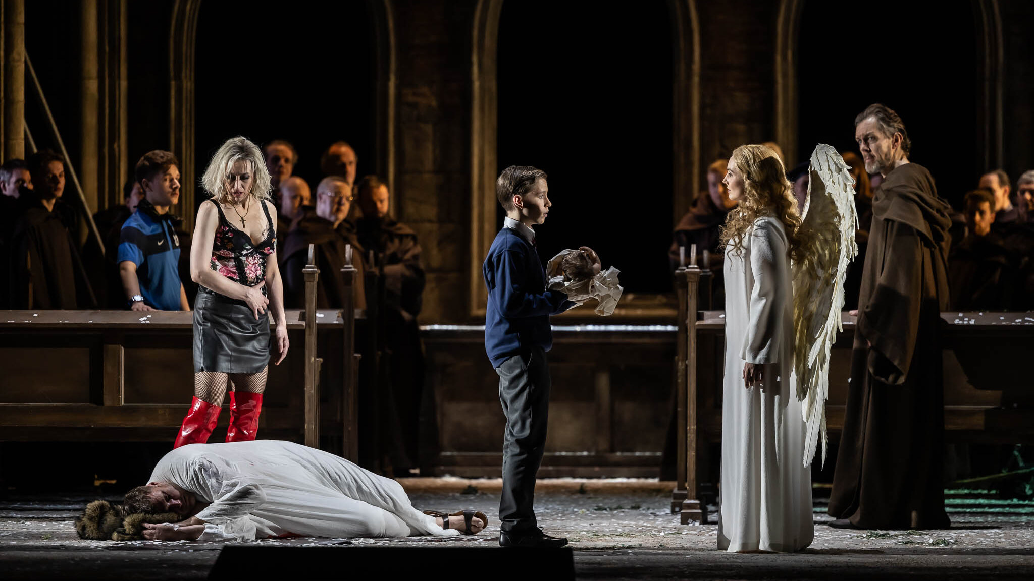 „Parsifal“ © Semperoper Dresden, Foto: Jochen Quast Szene aus „Parsifal“