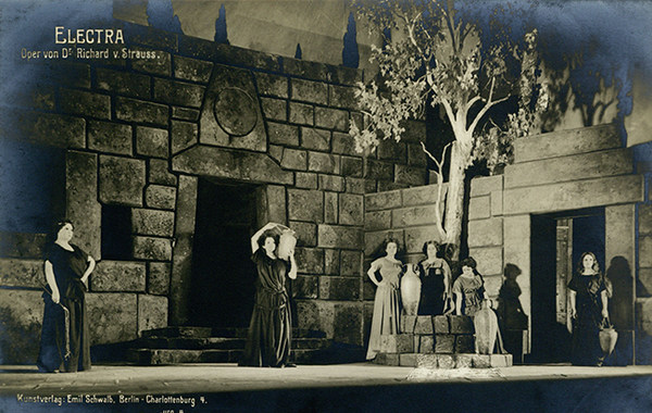 Szenenbild der Uraufführung »Elektra« am 25. Januar 1909