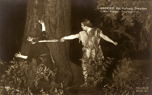 Szenenbild »Siegfried«, um 1913