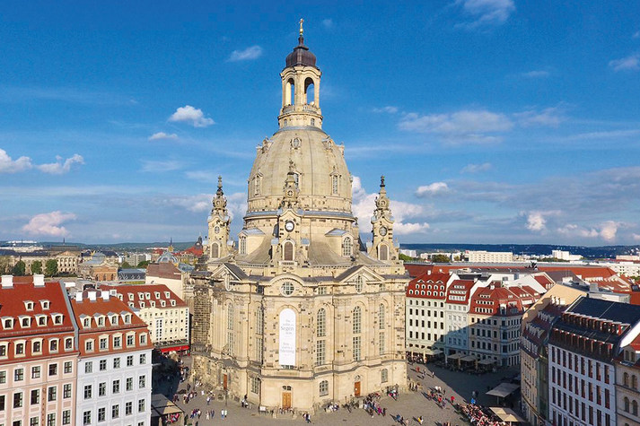 Die Frauenkirche Dresden am Neumarkt