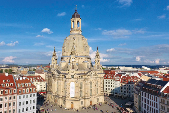Die Frauenkirche Dresden am Neumarkt