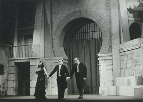 Schlussapplaus nach der 500. Vorstellung von »Carmen« am 12. Juni 1942, mit Elisabeth Höngen, Karl Böhm und Torsten Ralf
