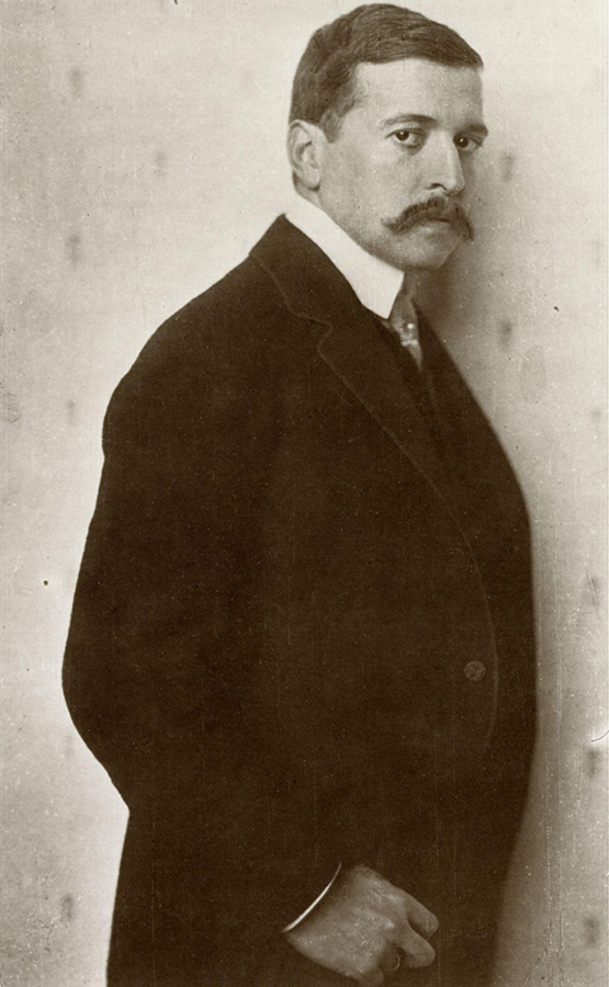 Porträt von Hugo von Hofmannsthal, 1910, Foto: Nicola Perscheid
