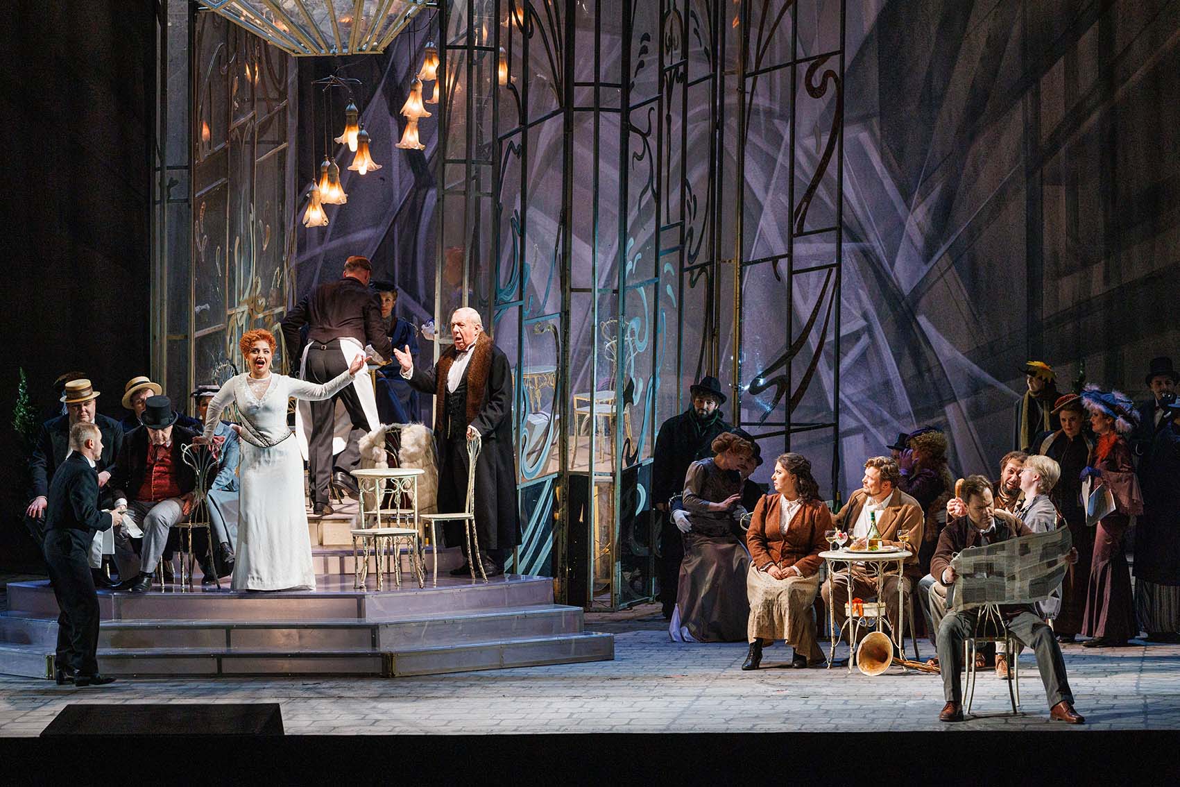 »La bohème« © Semperoper Dresden/Klaus Gigga Szene aus der Oper »La bohème«
