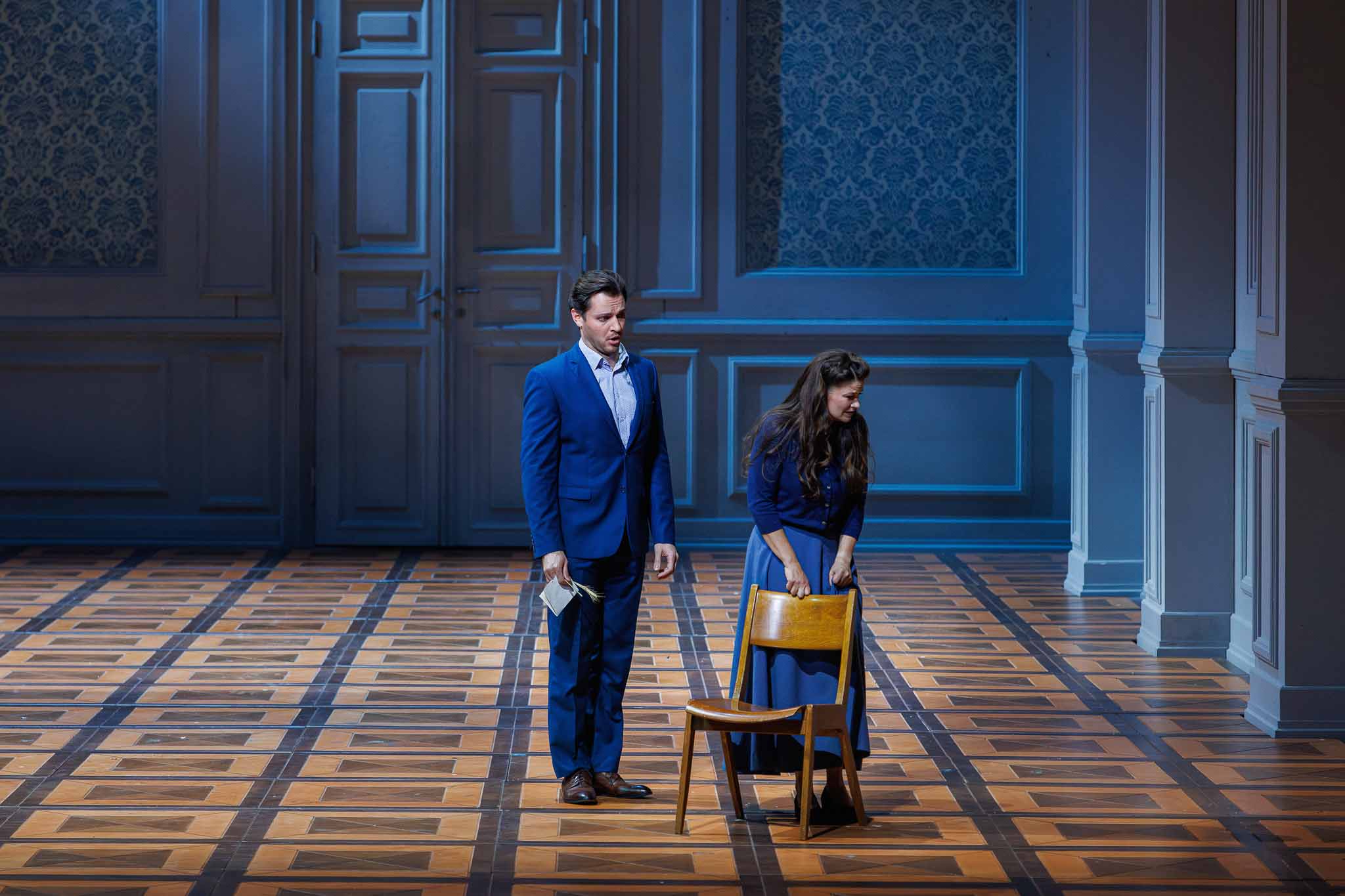 „Eugen Onegin“ © Semperoper Dresden/Klaus Gigga Szene aus „Eugen Onegin“