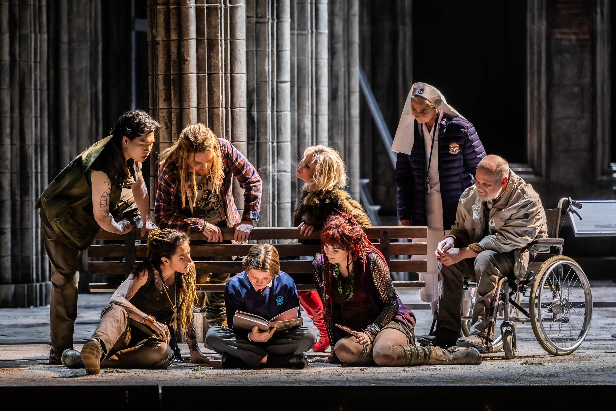 „Parsifal“ © Semperoper Dresden, Foto: Jochen Quast Szene aus „Parsifal“