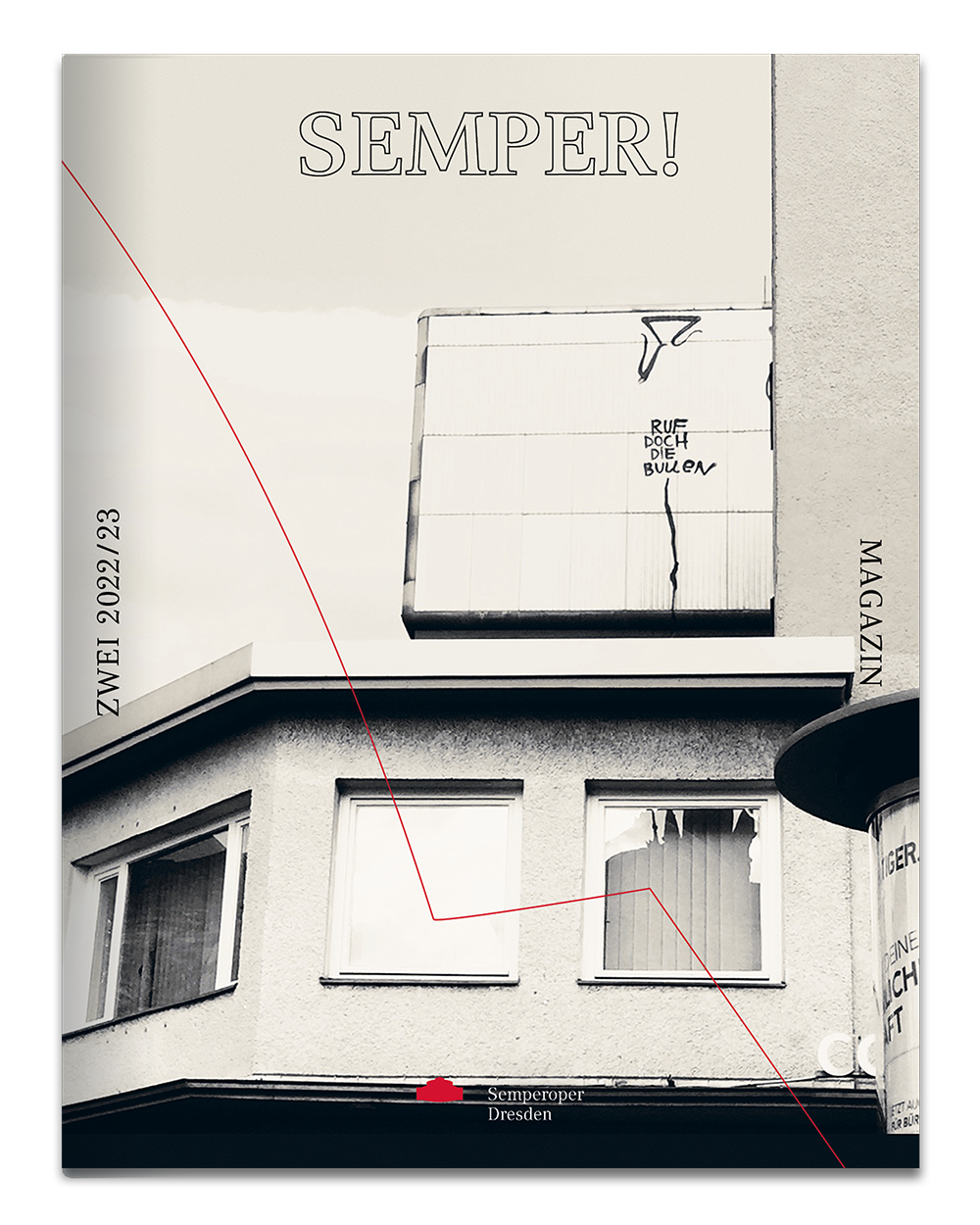 Cover des »Semper!«-Magazin No. ZWEI der Spielzeit 2022/23